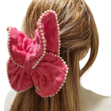 MVK Butterfly Pink French Barrette