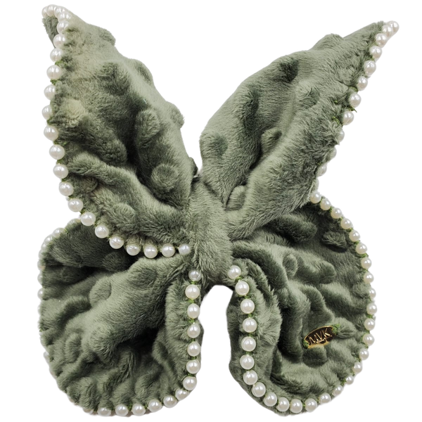 MVK Butterfly Green French Barrette