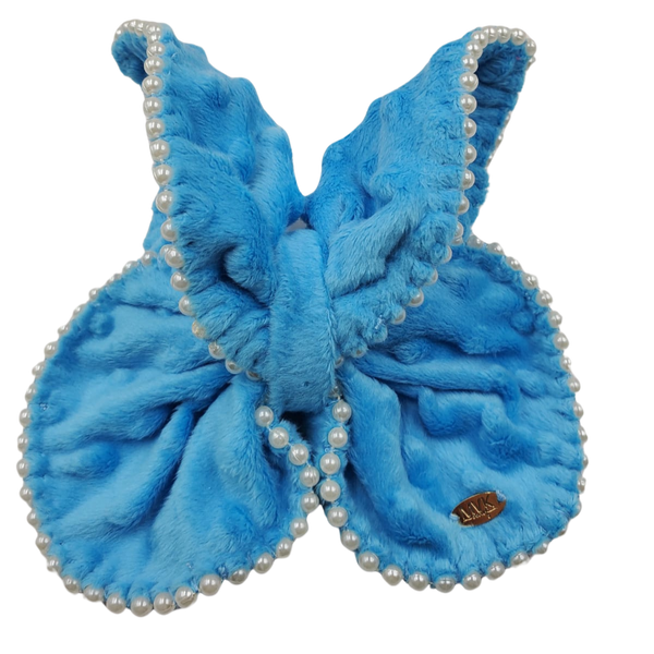 MVK Butterfly Blue French Barrette