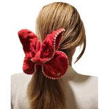 MVK Butterfly Red French Barrette