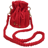 Leila Crochet Bag Red