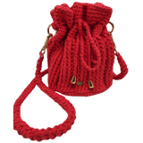 Leila Crochet Bag Red