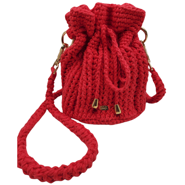 Leila Crochet Bag Red