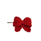 VIDA Bobby Pin Crochet Pair Red