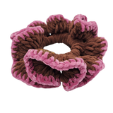 Crochet Plein Air Scrunchie Brown