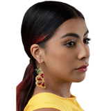 Grapefruit earrings Yellow