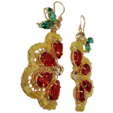 Grapefruit earrings Yellow