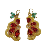 Grapefruit earrings Yellow