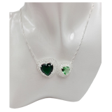 Hearts Combined Set Emerald
