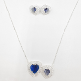 Hearts Combined Set Sapphire