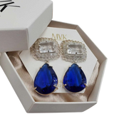 Sapphire Drop Earrings