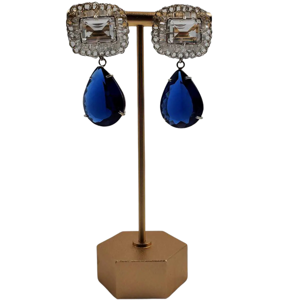 Sapphire Drop Earrings