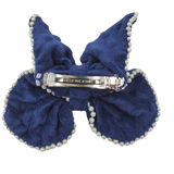 MVK Butterfly Navy French Barrette