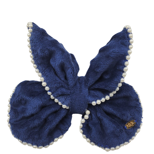 MVK Butterfly Navy French Barrette