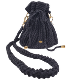 Leila Crochet Bag Black