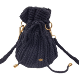 Leila Crochet Bag Black