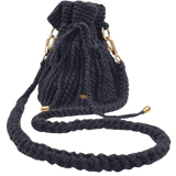 Leila Crochet Bag Black