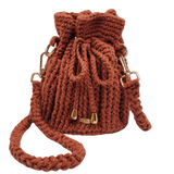 Leila Crochet Bag Brown