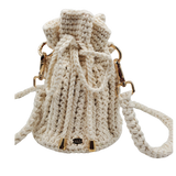 Leila Crochet Bag Off White