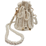 Leila Crochet Bag Off White