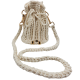 Leila Crochet Bag Off White