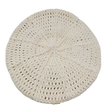 Emily off white Crochet Beret