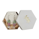 Summer silver fish earrings
