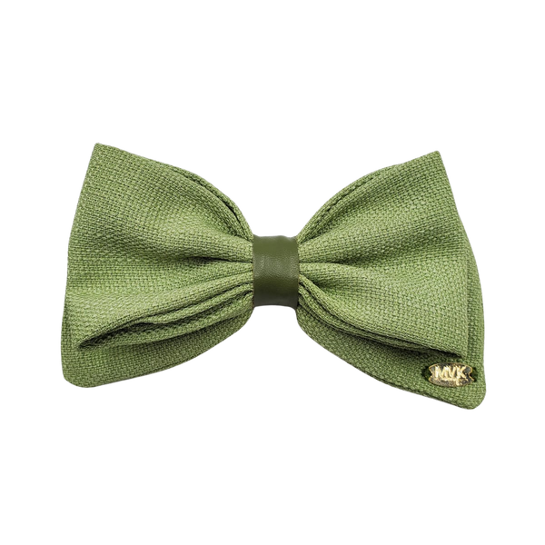 Cherie Green Bow Barrette