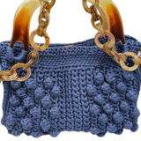 The Navy Crochet Bag