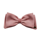 Cherie Pink Bow Barrette