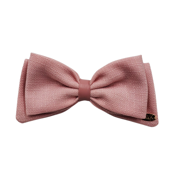 Cherie Pink Bow Barrette