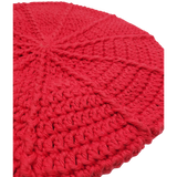 Emily Red Crochet Beret