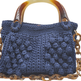 The Navy Crochet Bag